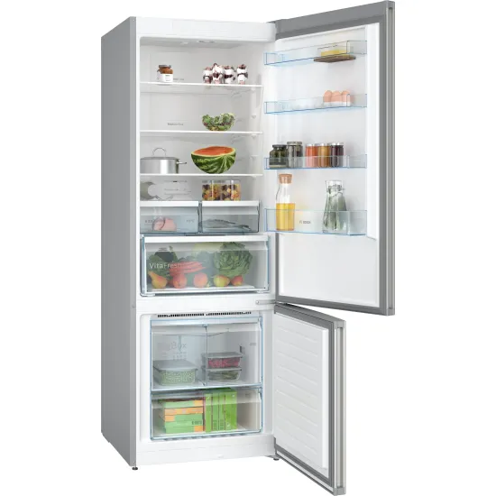 Serie 4 Alttan Donduruculu Buzdolabı 193 x 70 cm Kolay temizlenebilir Inox, Total No Frost