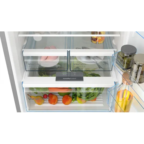 Serie 4 Alttan Donduruculu Buzdolabı 193 x 70 cm Kolay temizlenebilir Inox, Total No Frost