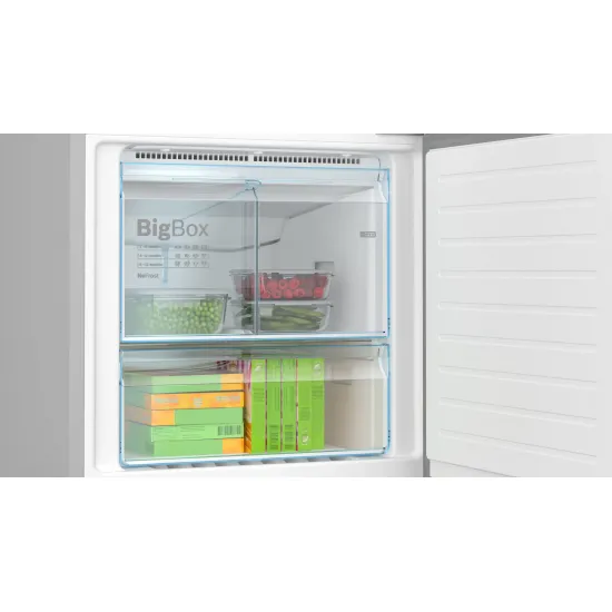 Serie 4 Alttan Donduruculu Buzdolabı 193 x 70 cm Kolay temizlenebilir Inox, Total No Frost
