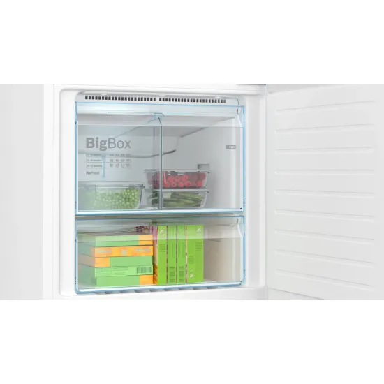 Serie 4 Alttan Donduruculu Buzdolabı 193 x 70 cm Beyaz, Total No Frost