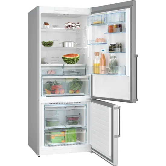 Serie 6 Alttan Donduruculu Buzdolabı 186 x 75 cm Kolay temizlenebilir Inox, Total No Frost
