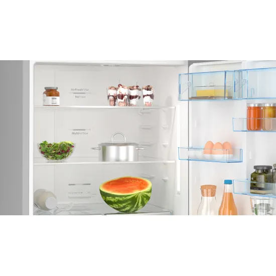 Serie 6 Alttan Donduruculu Buzdolabı 186 x 75 cm Kolay temizlenebilir Inox, Total No Frost