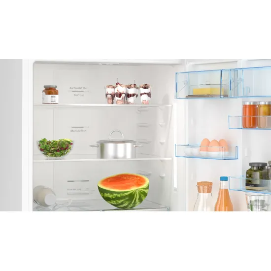 Serie 6 Alttan Donduruculu Buzdolabı 186 x 75 cm Beyaz, Total No Frost