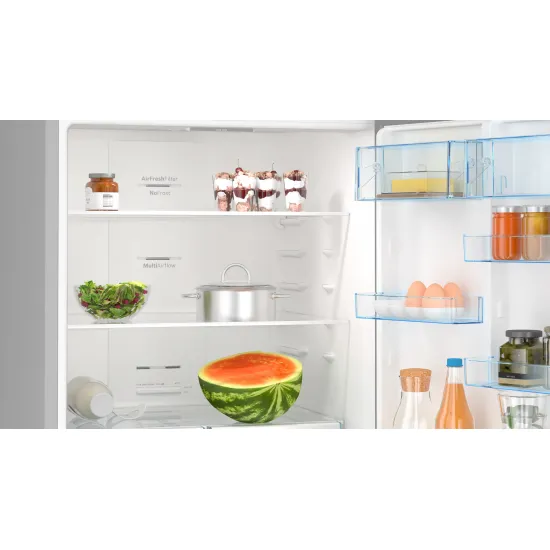 Serie 4 Alttan Donduruculu Buzdolabı 186 x 75 cm Kolay temizlenebilir Inox, Total No Frost