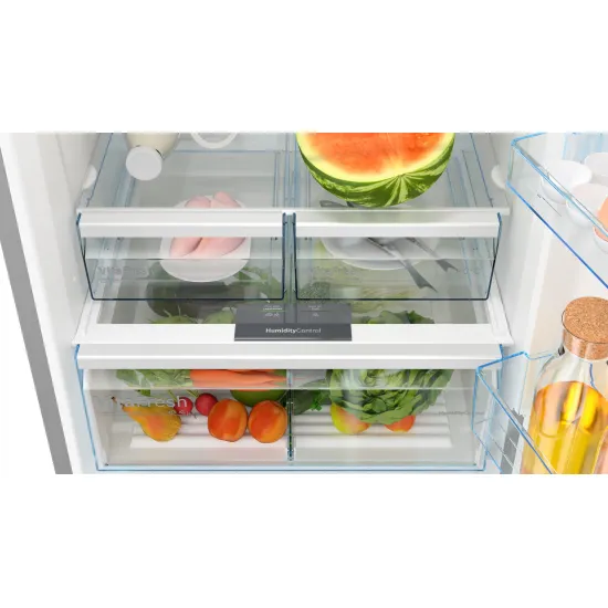 Serie 4 Alttan Donduruculu Buzdolabı 186 x 75 cm Kolay temizlenebilir Inox, Total No Frost