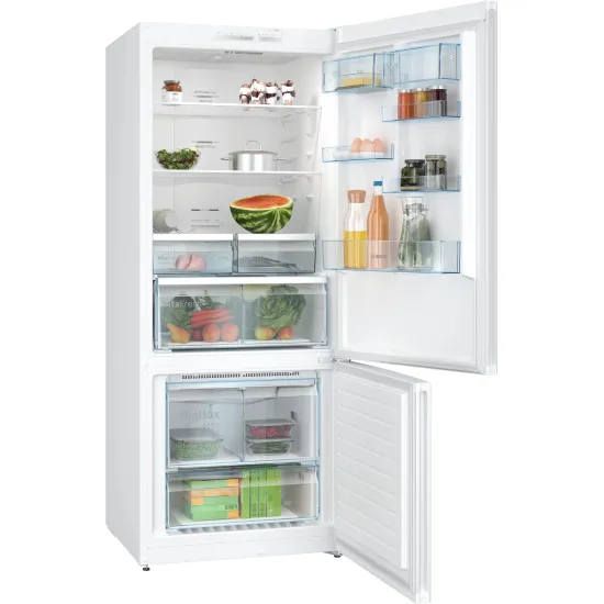 Serie 4 Alttan Donduruculu Buzdolabı 186 x 75 cm Beyaz, Total No Frost