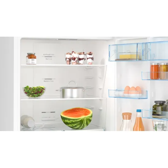 Serie 4 Alttan Donduruculu Buzdolabı 186 x 75 cm Beyaz, Total No Frost