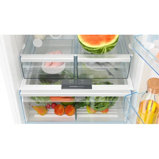 Serie 4 Alttan Donduruculu Buzdolabı 186 x 75 cm Beyaz, Total No Frost