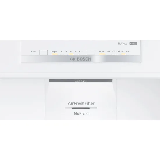 Serie 4 Alttan Donduruculu Buzdolabı 186 x 75 cm Beyaz, Total No Frost