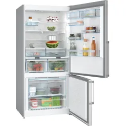 Serie 6 Alttan Donduruculu Buzdolabı 186 x 86 cm Kolay temizlenebilir Inox, Total No Frost