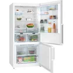 Serie 6 Alttan Donduruculu Buzdolabı 186 x 86 cm Beyaz, Total No Frost