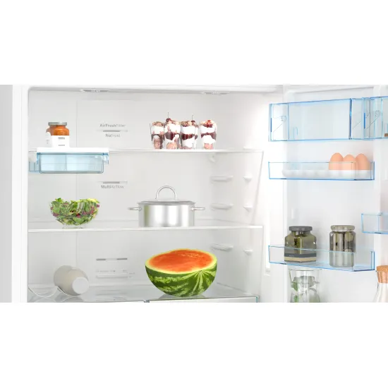 Serie 6 Alttan Donduruculu Buzdolabı 186 x 86 cm Beyaz, Total No Frost