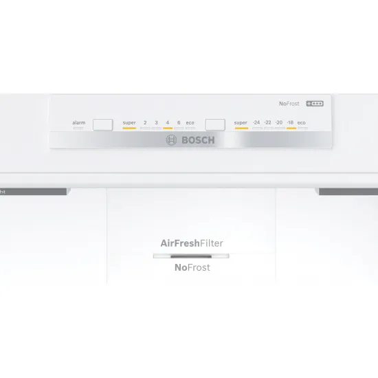 Serie 6 Alttan Donduruculu Buzdolabı 186 x 86 cm Beyaz, Total No Frost