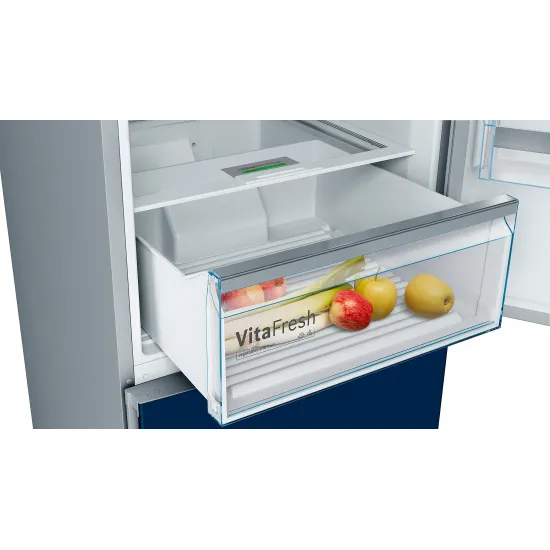 Serie 6 Alttan Donduruculu Buzdolabı 193 x 70 cm Gece mavisi