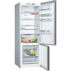 Serie 6 Alttan Donduruculu Buzdolabı 193 x 70 cm Kırmızı, Kolay temizlenebilir Inox