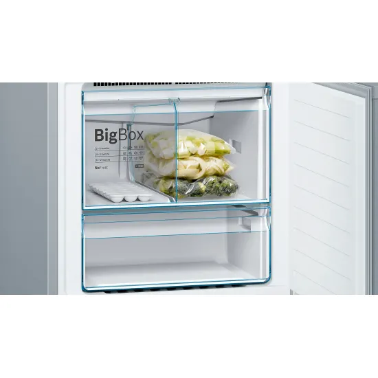 Serie 6 Alttan Donduruculu Buzdolabı 193 x 70 cm Kırmızı, Kolay temizlenebilir Inox