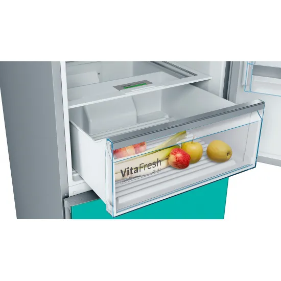 Serie 6 Alttan Donduruculu Buzdolabı 193 x 70 cm Turkuaz