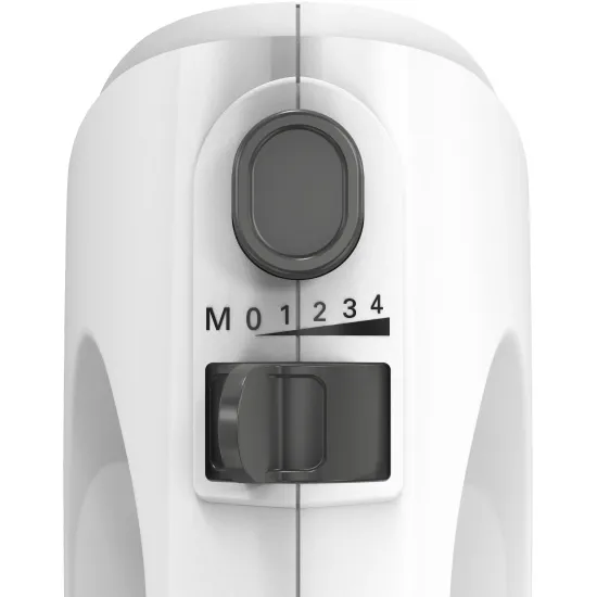 MFQ24200 El Mikseri CleverMixx 400 W Beyaz, Paslanmaz çelik