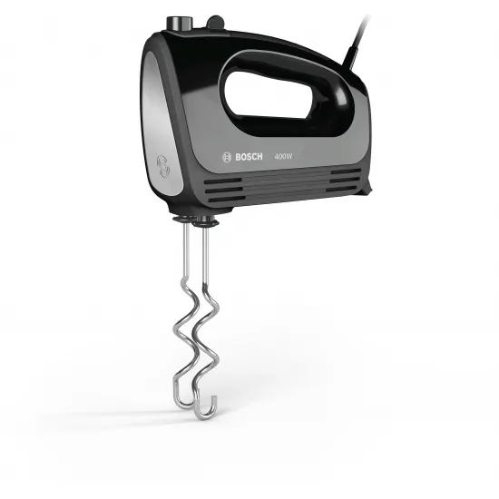 MFQ2420B El Mikseri CleverMixx 400 W Siyah, Paslanmaz çelik