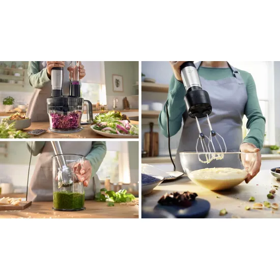 Serie 6 El Blenderı ErgoMaster 1200 W Paslanmaz çelik