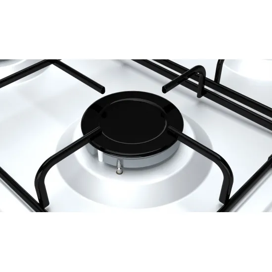 Serie 2 Gazlı Ocak 60 cm Emaye, Beyaz