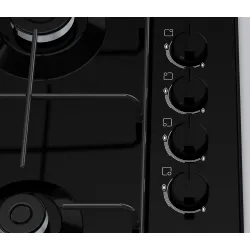 Serie 2 Gazlı Ocak 60 cm Emaye, Siyah