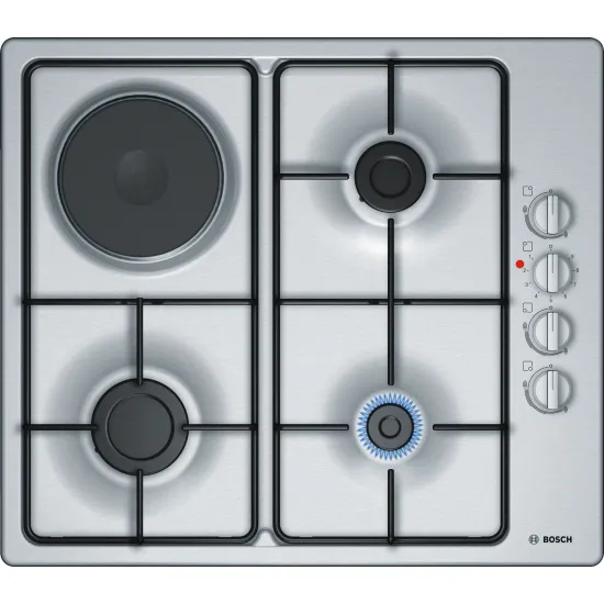 Serie 2 Gazlı/Elektrikli Ocak 60 cm Paslanmaz çelik