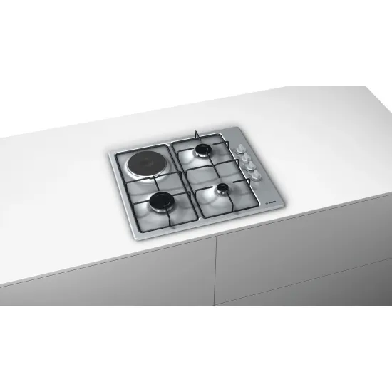 Serie 2 Gazlı/Elektrikli Ocak 60 cm Paslanmaz çelik