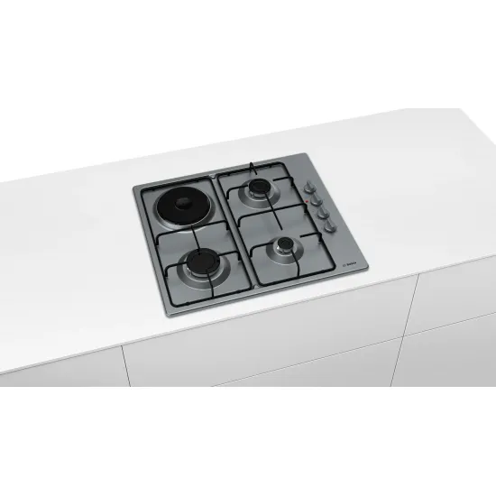 Serie 2 Gazlı/Elektrikli Ocak 60 cm Paslanmaz çelik