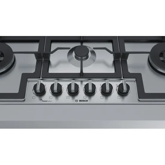 Serie 6 Gazlı Ocak 90 cm Paslanmaz çelik