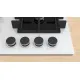 Serie 4 Gazlı Ocak 60 cm Sert cam, Beyaz