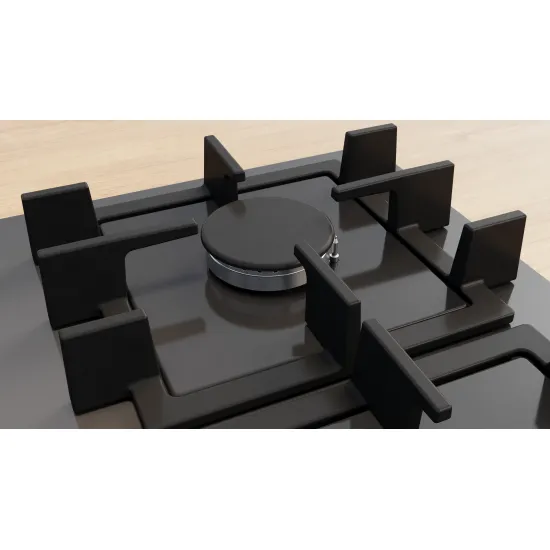 Serie 4 Gazlı Ocak 60 cm Sert cam, Antrasit gri