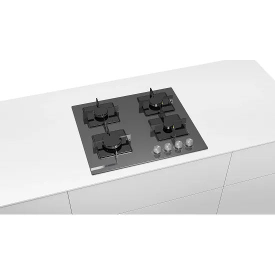 Serie 2 Gazlı Ocak 60 cm Sert cam,