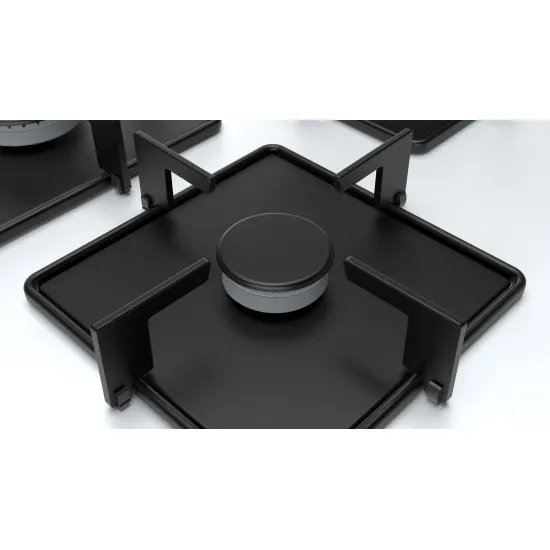 Serie 4 Gazlı Ocak 75 cm Sert cam, Beyaz