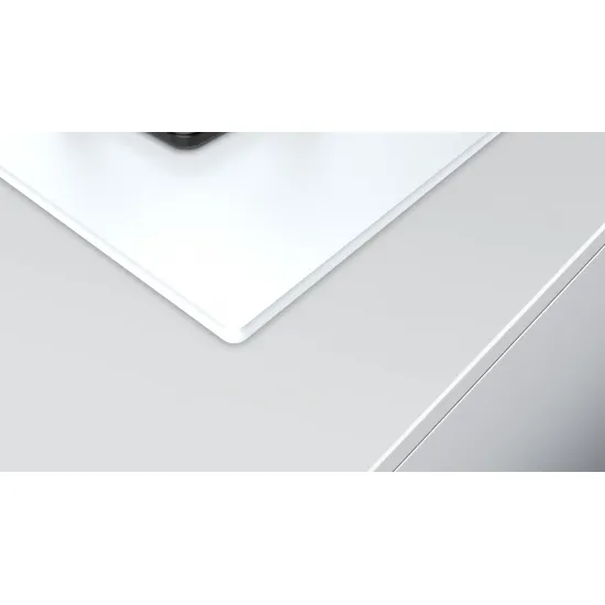 Serie 4 Gazlı Ocak 75 cm Sert cam, Beyaz