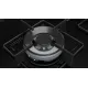 Serie 4 Gazlı Ocak 75 cm Sert cam, Siyah