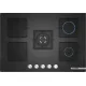 Serie 4 Gazlı Ocak 75 cm Sert cam, Antrasit gri