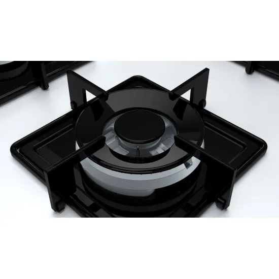 Serie 4 Gazlı Ocak 67 cm Sert cam, Beyaz