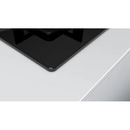 Serie 4 Gazlı Ocak 67 cm Sert cam, Siyah