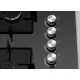 Serie 4 Gazlı Ocak 67 cm Sert cam, Siyah