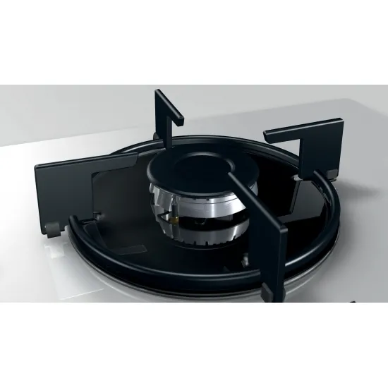 Serie 2 Gazlı Ocak 60 cm Sert cam, Beyaz