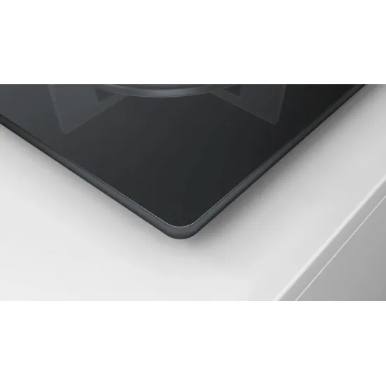 Serie 4 Gazlı Ocak 60 cm Sert cam, Siyah