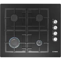 Serie 2 Gazlı Ocak 60 cm Sert cam, Siyah