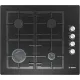 Serie 2 Gazlı Ocak 60 cm Sert cam, Siyah