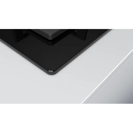 Serie 2 Gazlı Ocak 60 cm Sert cam, Siyah