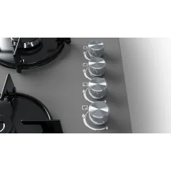 Serie 4 Gazlı Ocak 60 cm Sert cam, Antrasit gri