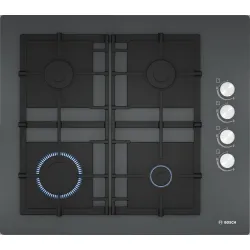 Serie 2 Gazlı Ocak 60 cm Sert cam, Antrasit gri