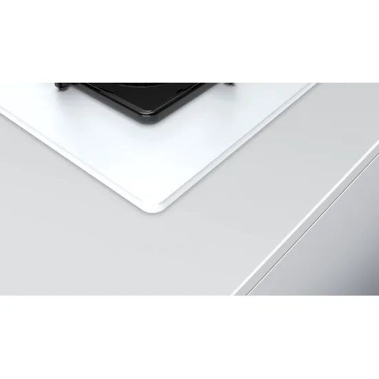 Serie 4 Gazlı Ocak 67 cm Sert cam, Beyaz