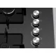 Serie 4 Gazlı Ocak 67 cm Sert cam, Siyah