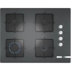 Serie 4 Gazlı Ocak 67 cm Sert cam, Antrasit gri